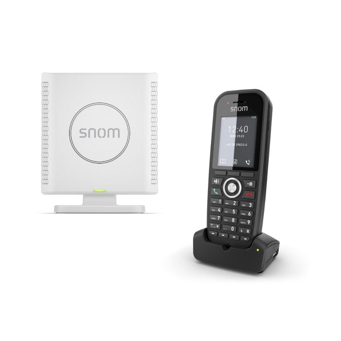 Snom M430 cordless handset and base